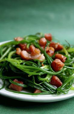 Ricetta: Agretti saltati con pancetta affumicata