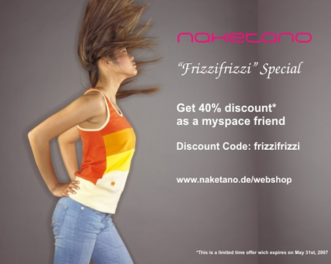 Naketano offerta speciale Frizzifrizzi