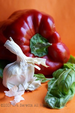 Ricetta: Pasta con peperoni e basilico