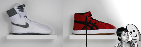 Le sneakers-babbucce di Nina Braun