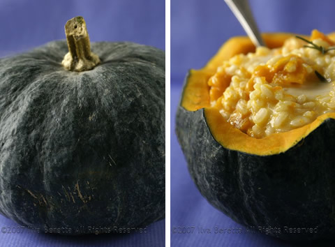 Risotto di zucca, taleggio e rosmarino