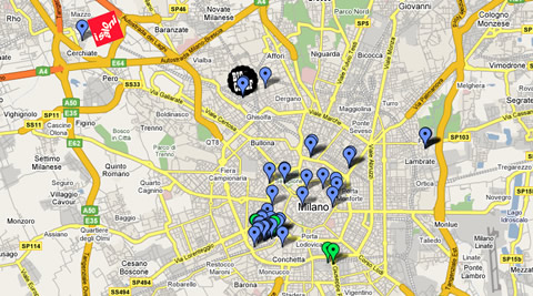 Una mappa per la Milano Design Week