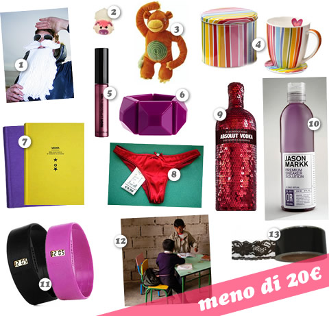 Gift-list di Natale: regali a meno di 20€