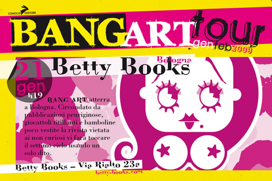 Bang Art Tour @ Betty&Books, Bologna