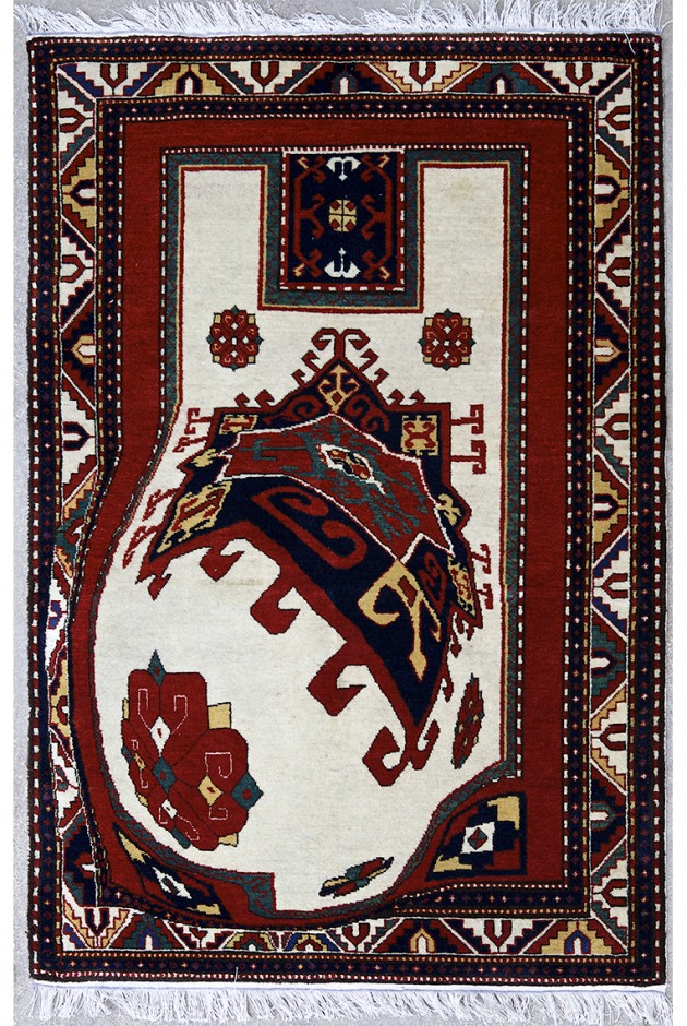 Faig Ahmed, “Ledge”, 100x150cm, tappeto tessuto a mano, 2011