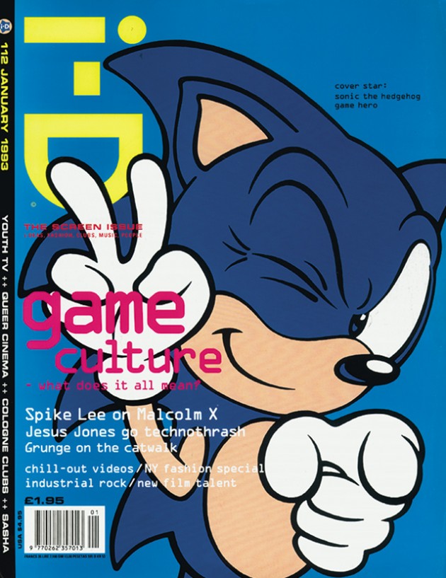 i-D #112, 1993 in copertina: Sonic 