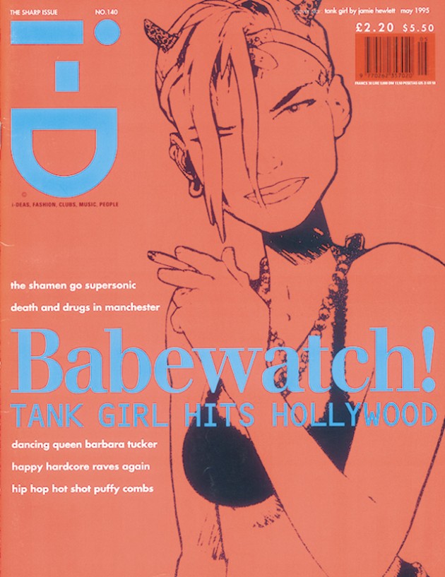 i-D #140, 1995 in copertina: Tank Girl fotografo: Jamie Hewlett