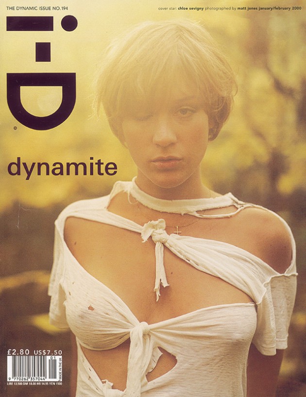 i-D #194, 2000 in copertina: Chloe Sevigny fotografo: Matt Jones