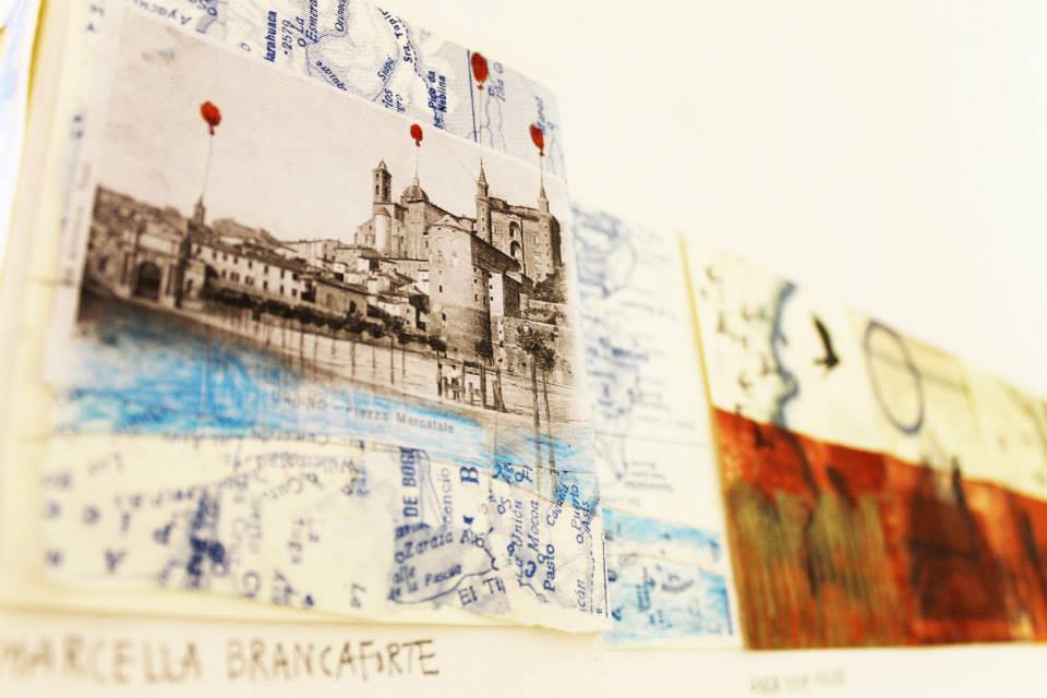 Archivio dei paesaggi immaginari – progetto collettivo di cartoline d’artista Marcella Brancaforte e Anna Nina Masini (foto: Sabine Meyer)