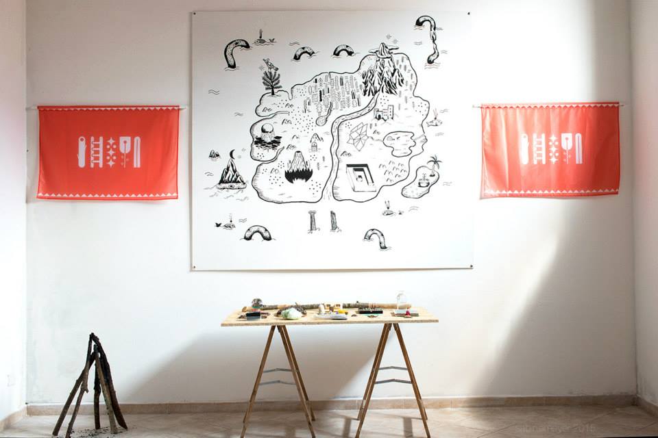 Cartografie dell' immaginario Patrizio Anastasi, Irene Rinaldi e Alessandra De Cristofaro, “AHHH VUUM”, 2015 (foto: Sabine Meyer)