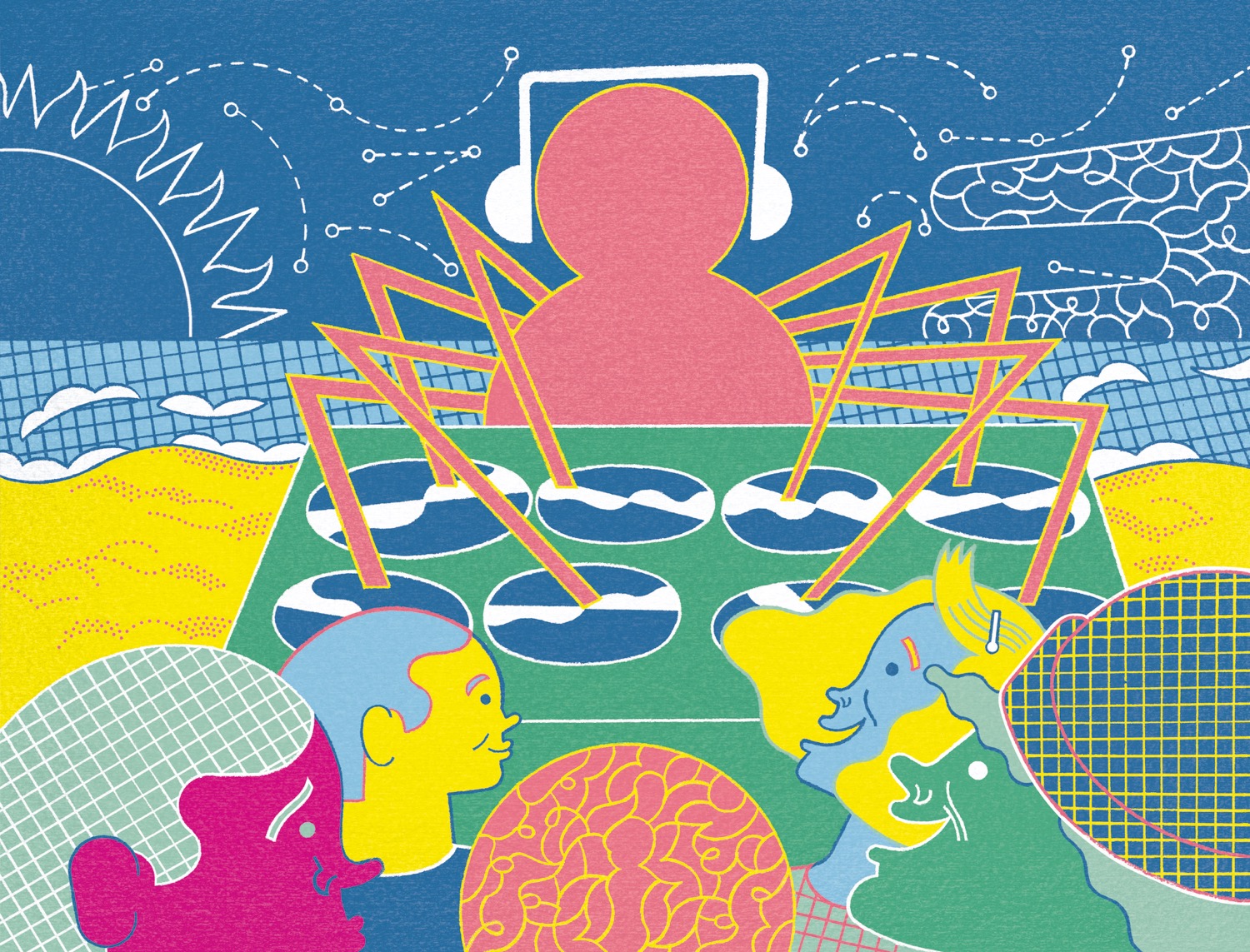 “Ballare”, illustrazione di Umberto Mischi