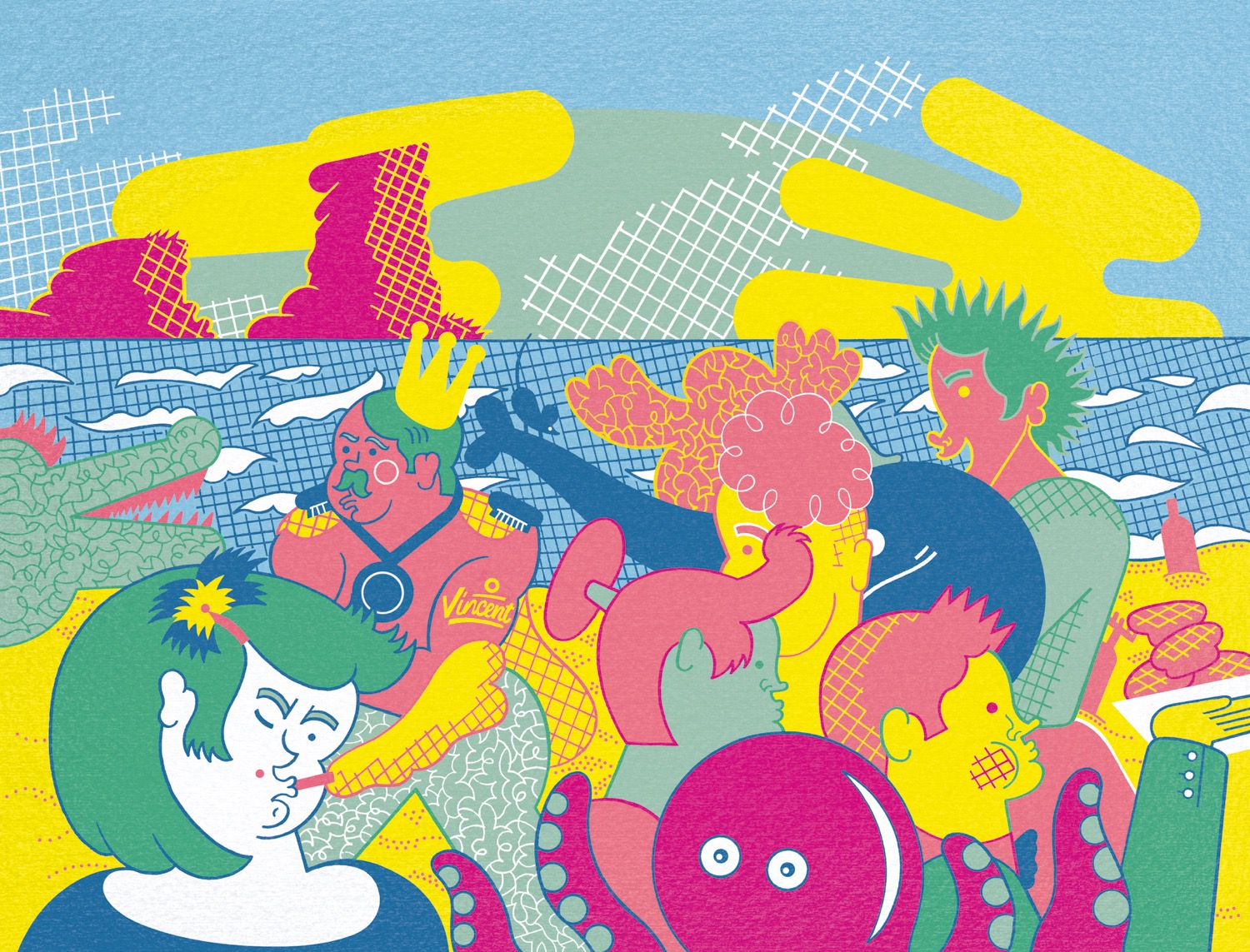 “Mare”, illustrazione di Umberto Mischi