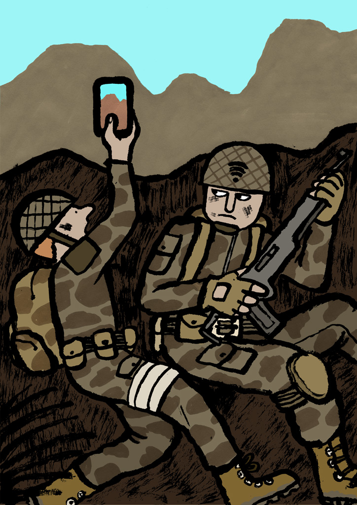Jean Jullien, “Soldiers”
