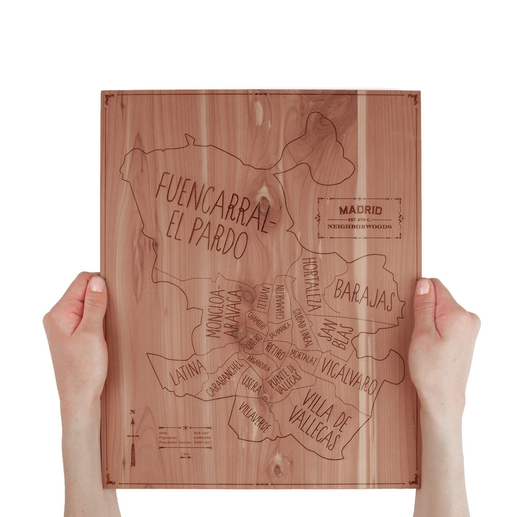 Neighborwood - mappa di Madrid