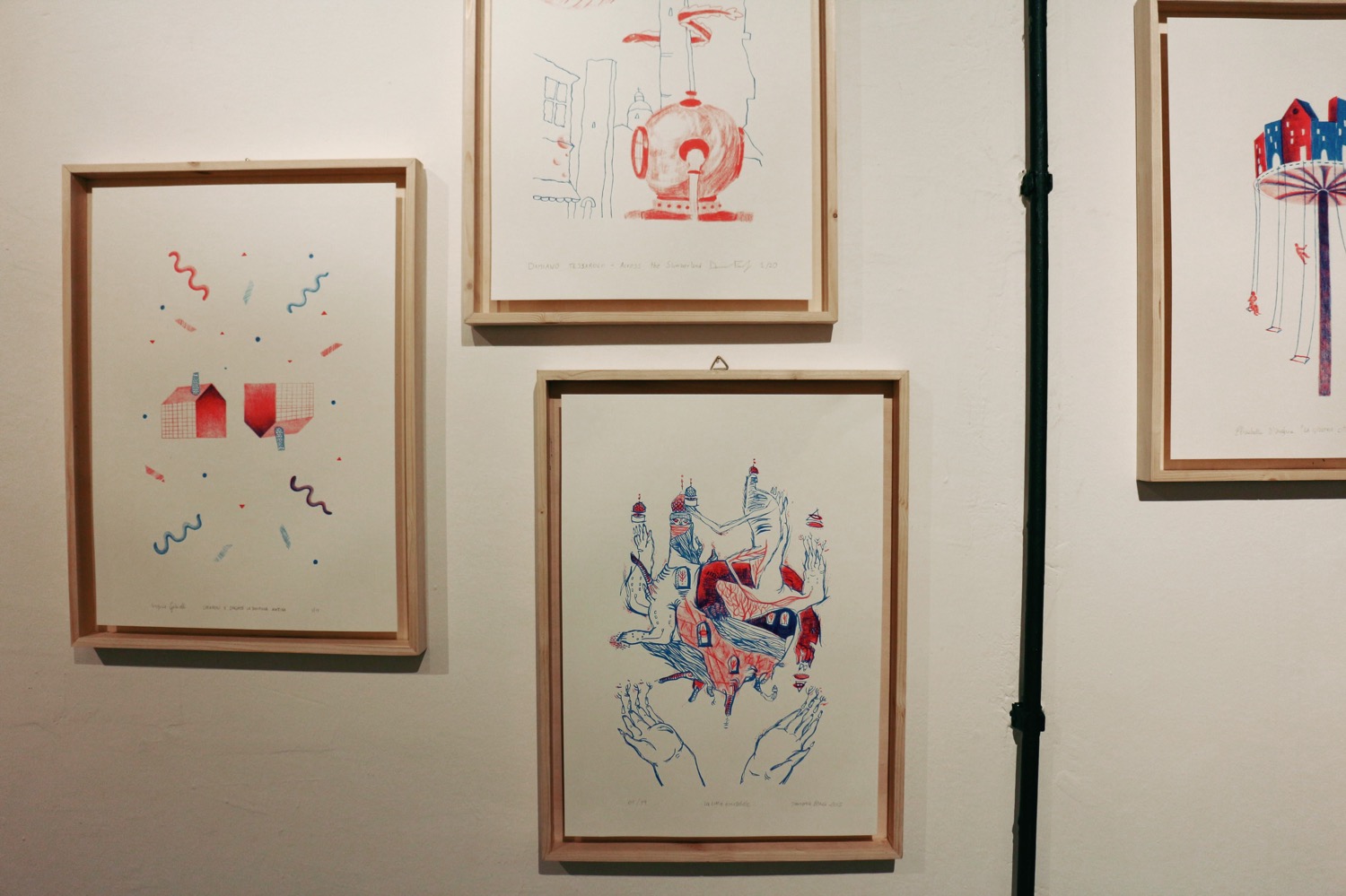 dalla mostra “Flanerì di carta”, a cura di Elisa Talentino e Inuit, in collaborazione con BBB15 (foto: Frizzifrizzi)