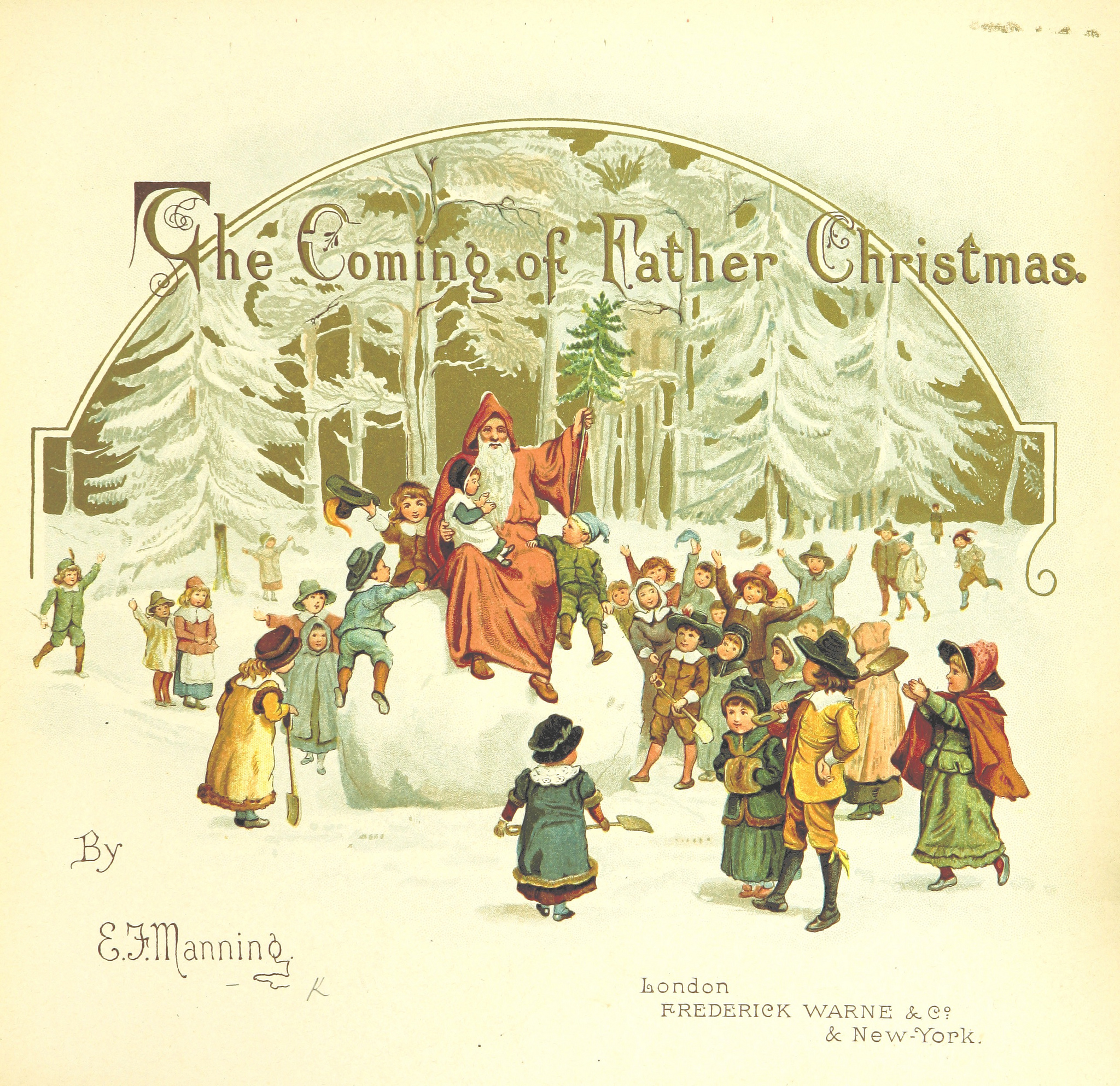 le immagini sono tratte dal libro “The Coming of Father Christmas”, di Eliza F. Manning, stampato a Londra dalla F. Warne & Co. nel 1894 e digitalizzato e reso disponibile al pubblico dalla British Library 