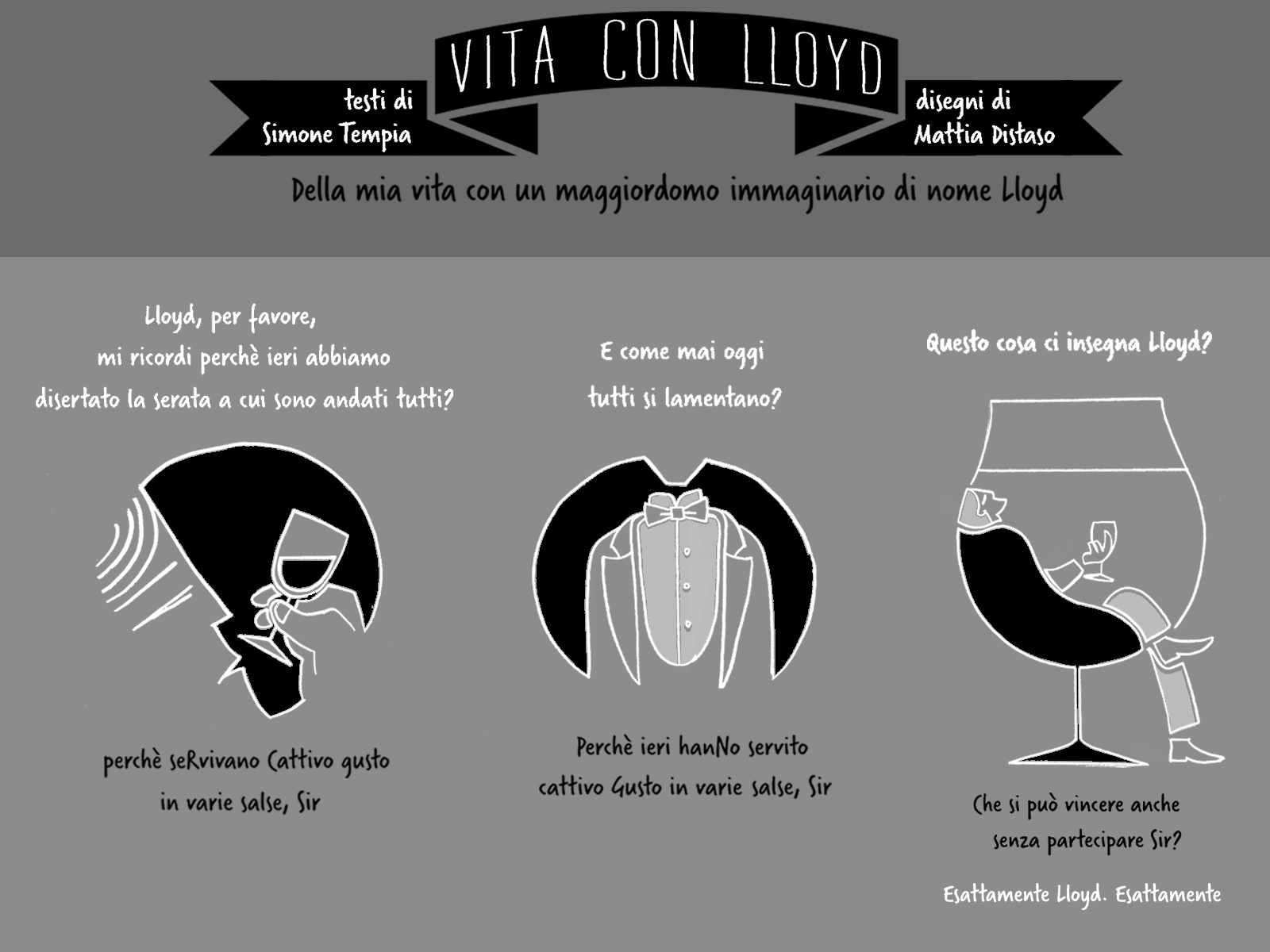 Un dialogo di “Vita con Lloyd” interpretato da Mattia Distaso