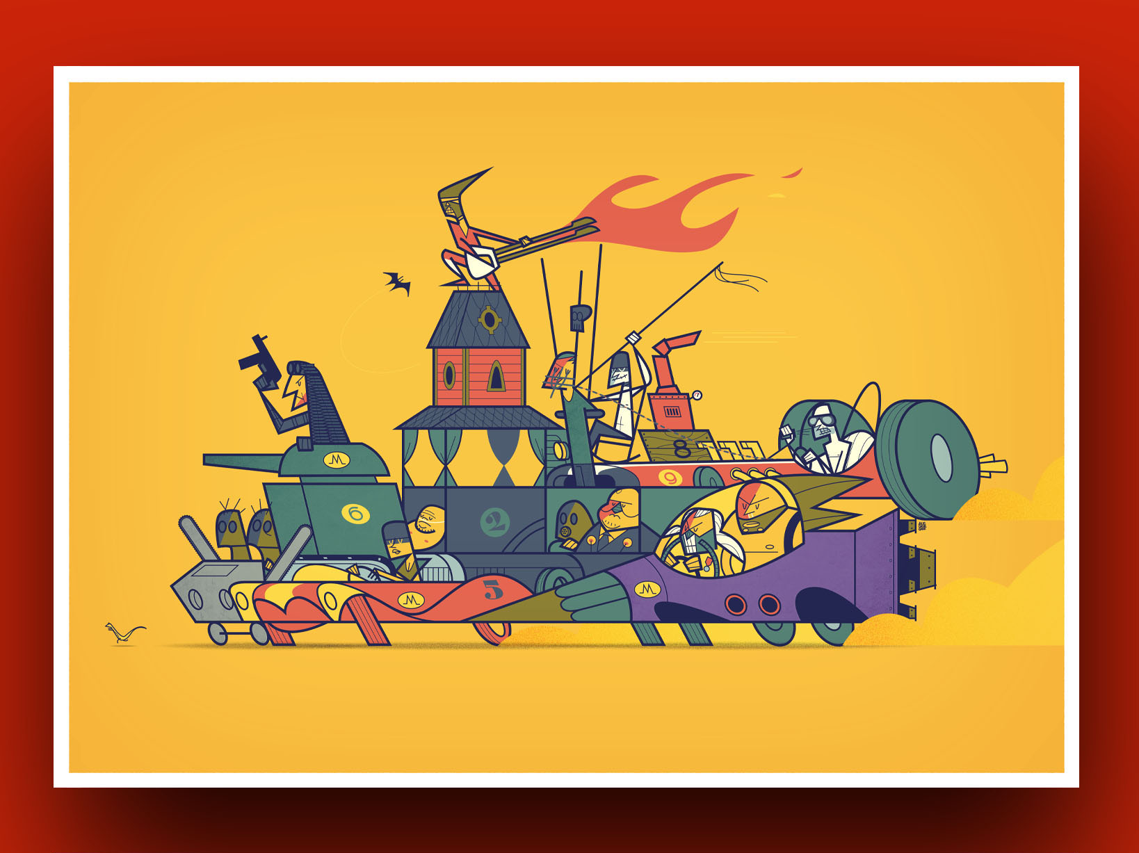“Mad Max”, illustrato da Ale Giorgini