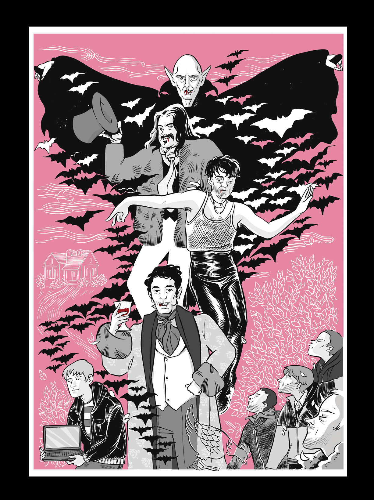 “What We Do in the Shadows”, illustrato da Eleonora Antonioni