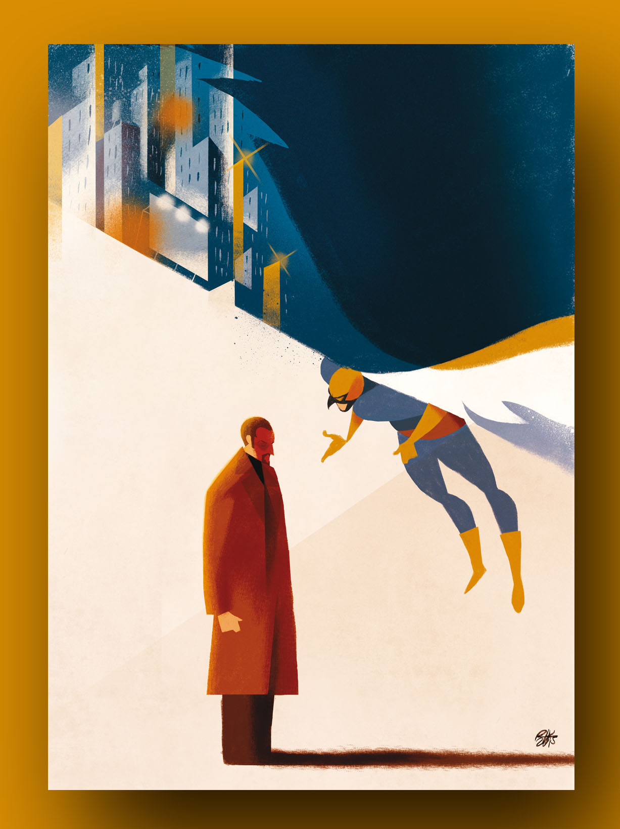 “Birdman”, illustrato da Riccardo Guasco