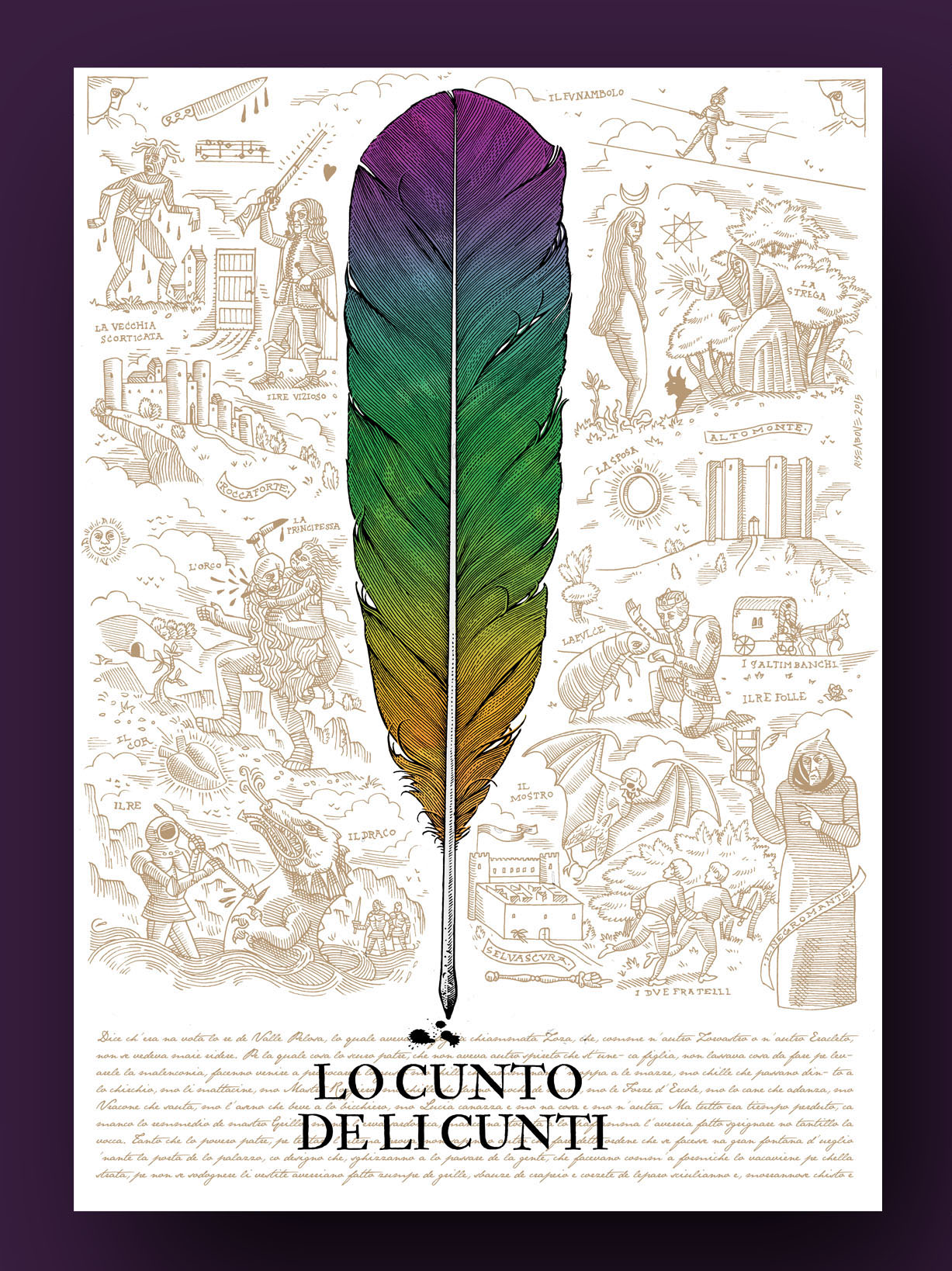 “Il racconto dei racconti”, illustrato da Rise Above
