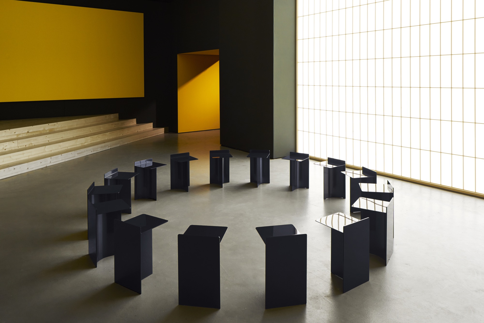 Il primo spazio dell'installazione di Formafantasma (foto: Lexus)