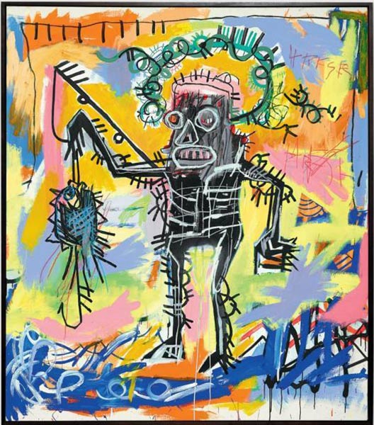 Jean-Michel Basquiat, “Untitled (Black King Catch Scorpio)”, 1981