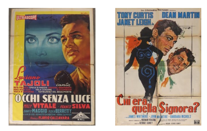 Immagine a sinistra: Ballester – Occhi senza Luce Immagine a destra: Cesselon – Chi era quella signora?