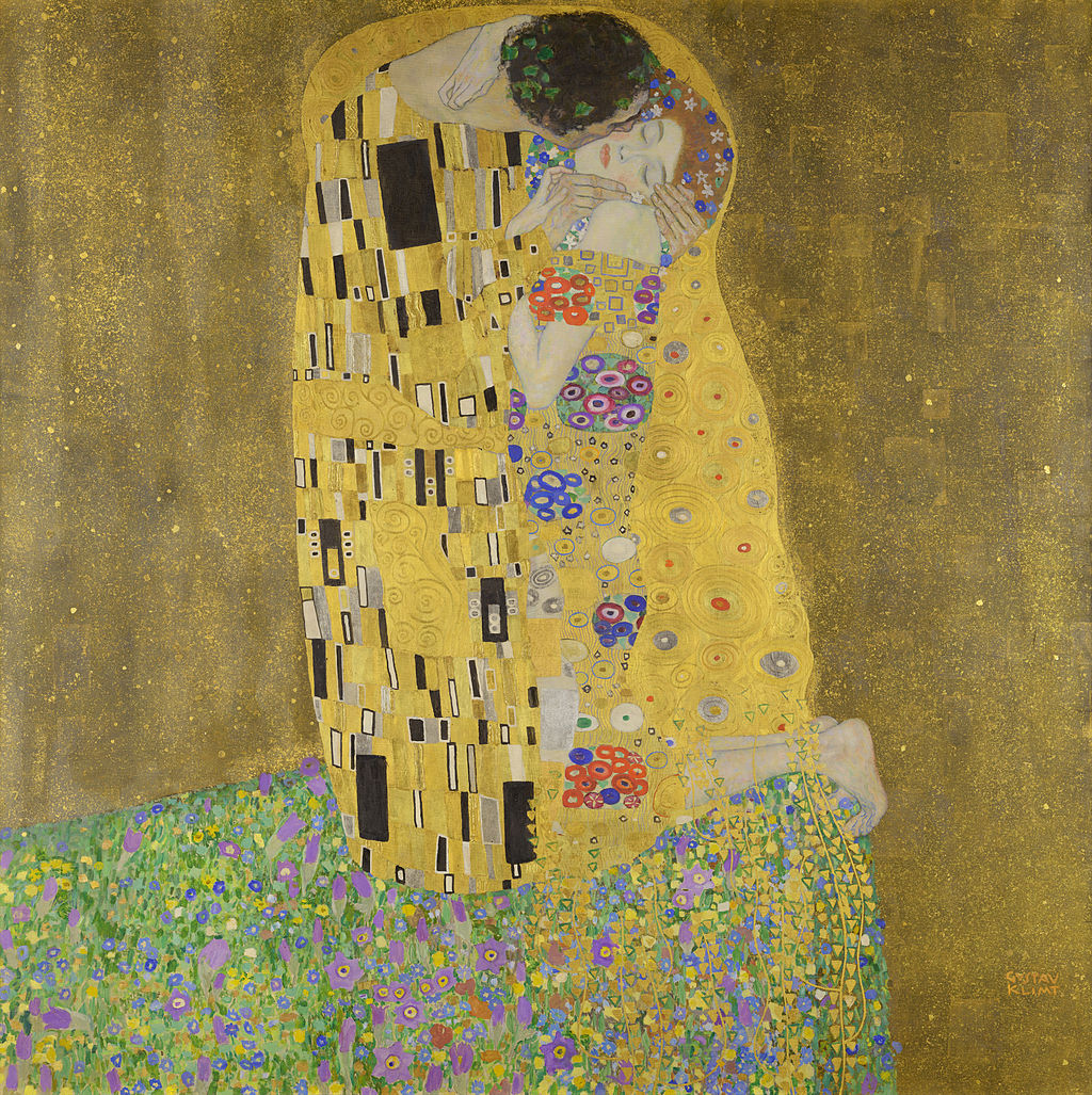 Gustav Klimt, “Il bacio”, 1907-08