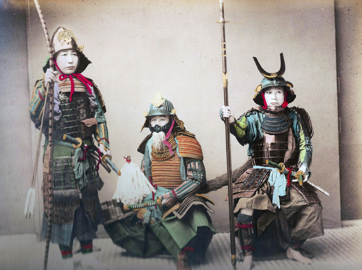 Guerrieri samurai giapponesi, 1900 (foto: Universal History Archive/UIG via Getty Images)