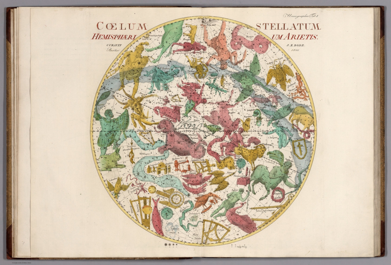Coelum Stellatum Hemisphaerium Arietis, 1801 autore: Johann Elert Bode editore: Berolini (Germania)