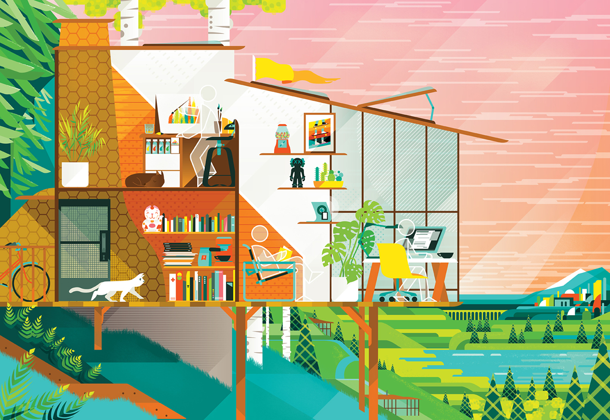 “Is this your dream workspace?" © Ben The Illustrator