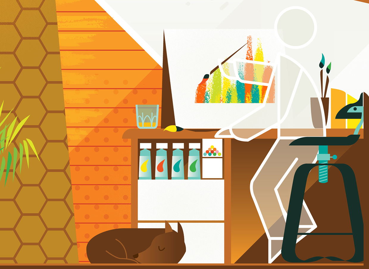 “Is this your dream workspace?" (dettaglio) © Ben The Illustrator