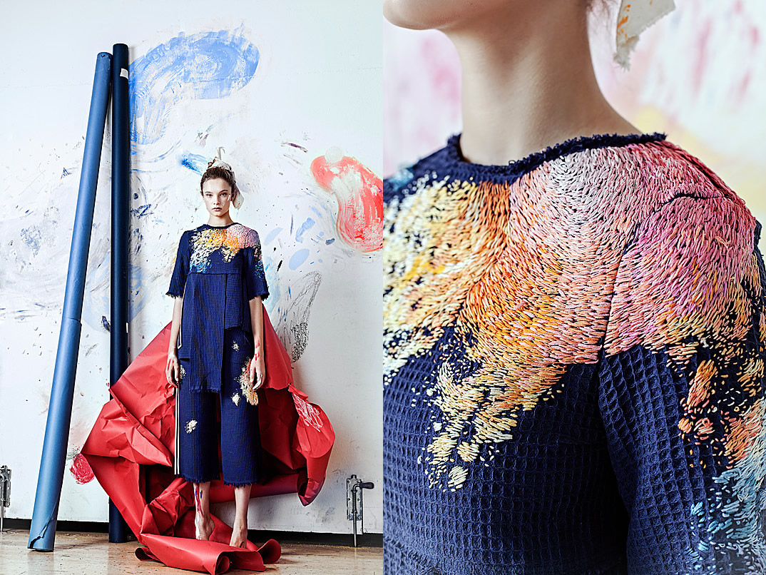 (foto e post-produzione: Ira Bordo; modella: Varya Shilova; make up: Marina Grin; set design: Lisa Smirnova; art direction: Olya Glagoleva)