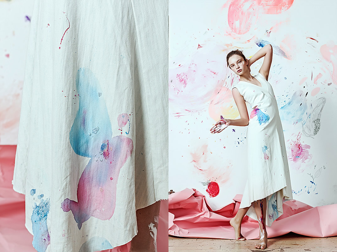 (foto e post-produzione: Ira Bordo; modella: Varya Shilova; make up: Marina Grin; set design: Lisa Smirnova; art direction: Olya Glagoleva)