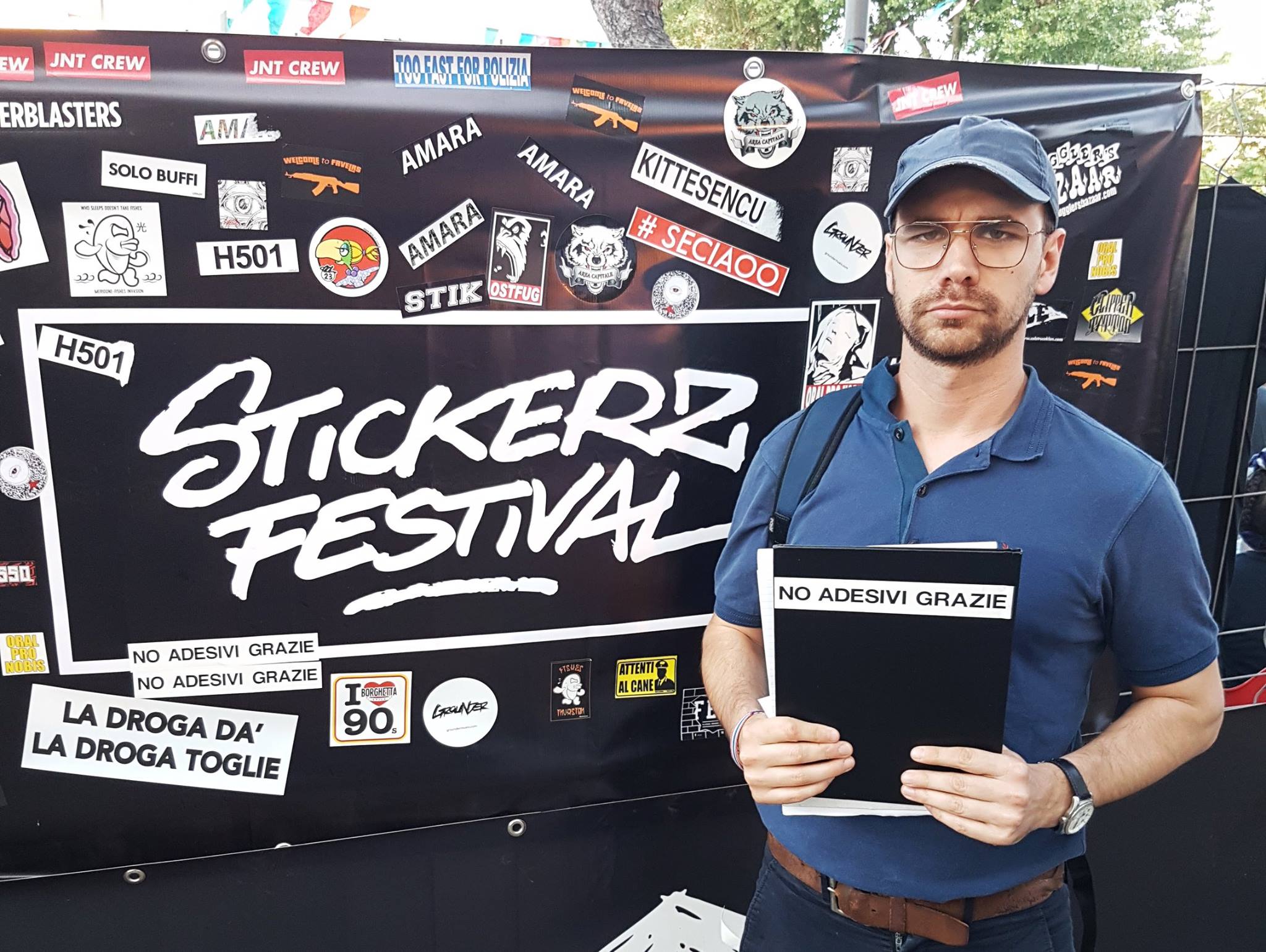 Mirko Zarattin allo Stickerz Festival