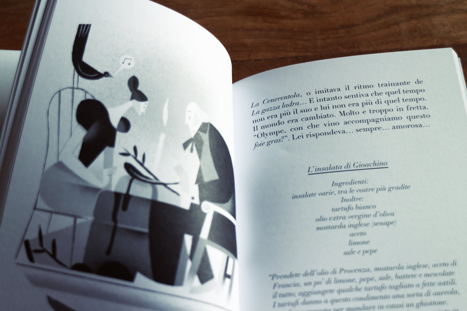 Forchette e melodie - Musicisti in cucina, di Gian Nicola Vessia, illustrazioni di Riccardo Guasco, Raum Italic 2016 (foto: Frizzifrizzi)