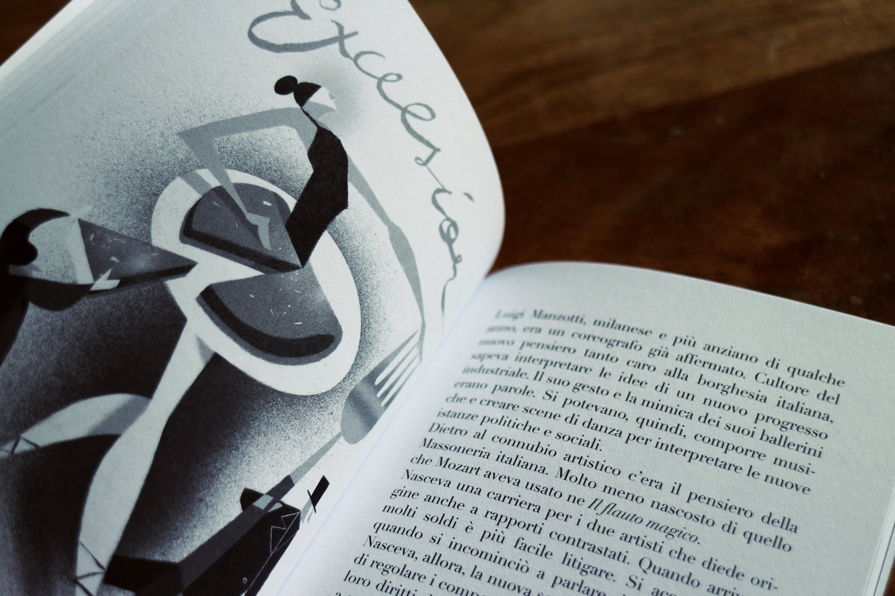 Forchette e melodie - Musicisti in cucina, di Gian Nicola Vessia, illustrazioni di Riccardo Guasco, Raum Italic 2016 (foto: Frizzifrizzi)