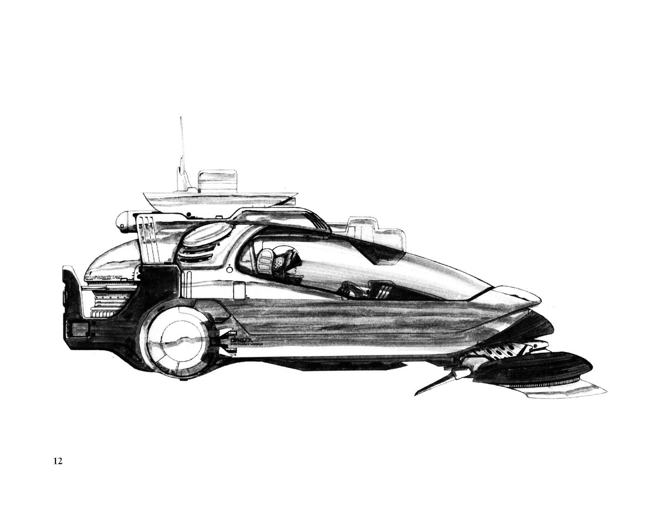 “Blade Runner sketchbook”, Blue Dolphin Enterprises, 1982