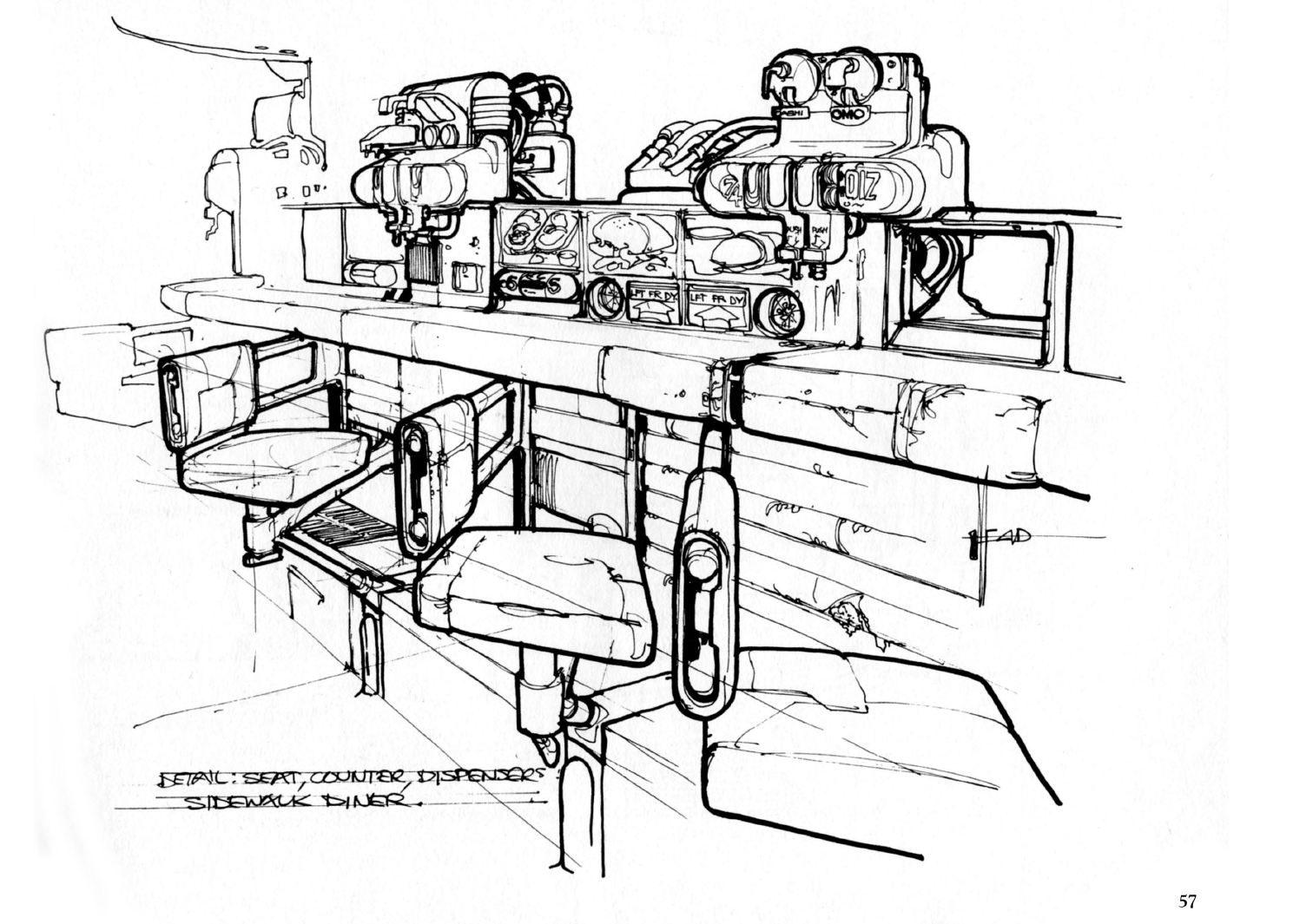 “Blade Runner sketchbook”, Blue Dolphin Enterprises, 1982