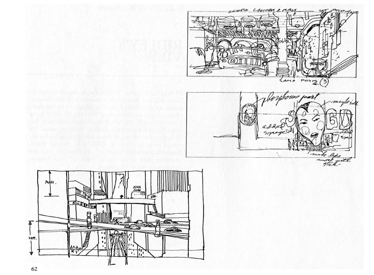 “Blade Runner sketchbook”, Blue Dolphin Enterprises, 1982