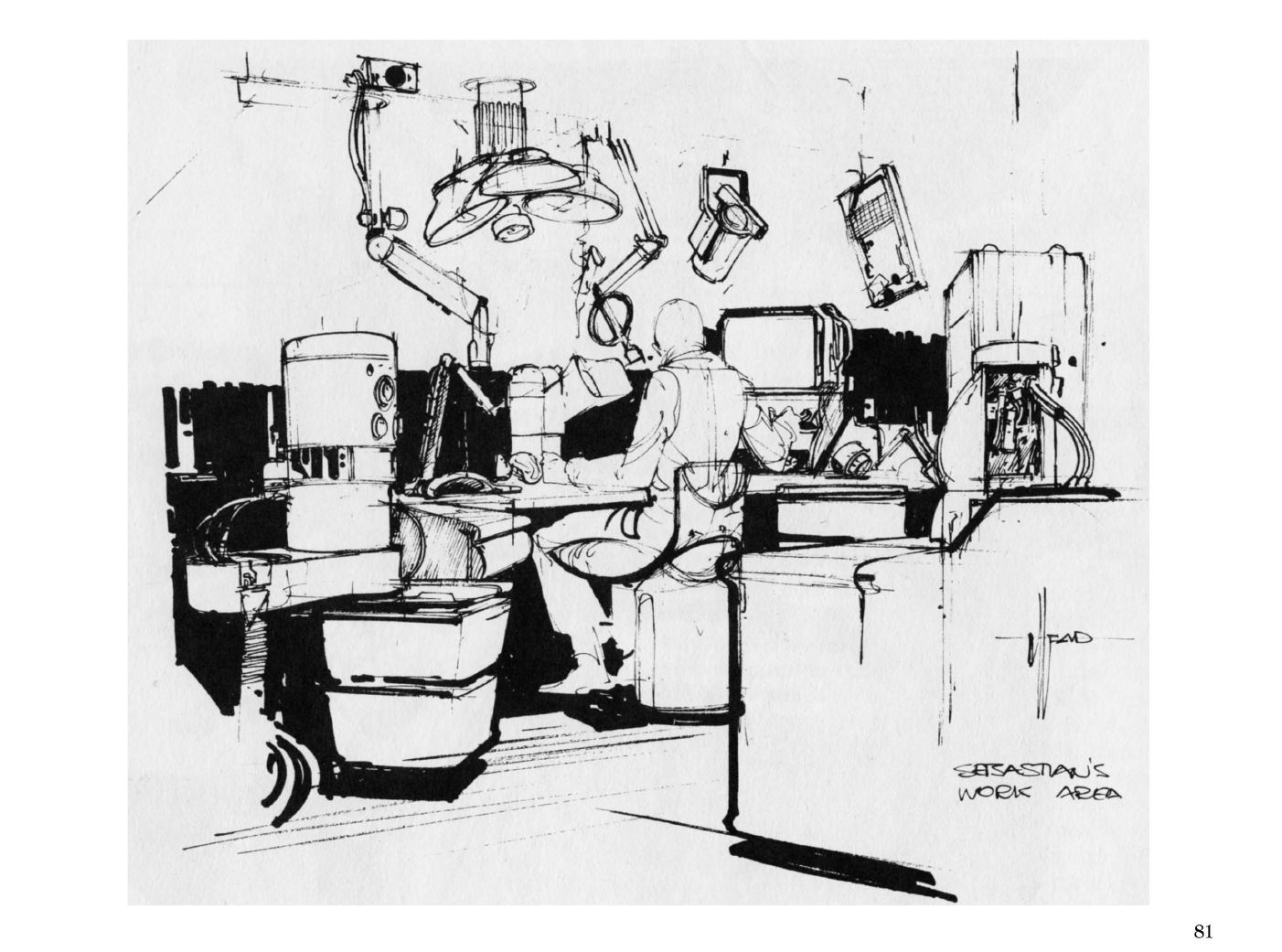 “Blade Runner sketchbook”, Blue Dolphin Enterprises, 1982
