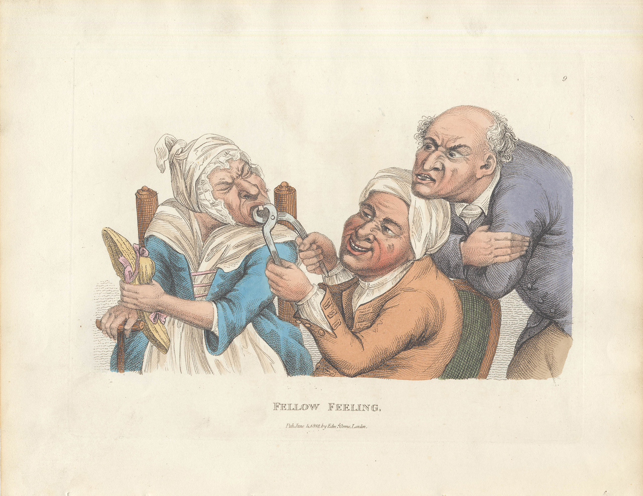 “Fellow feeling”. Tavola tratta da “The Passions, Humourously Delineated”, di John Collier (1708-1786)